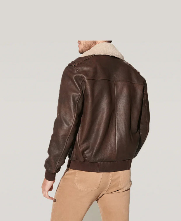 Curtis Leather A-2 Bomber Jacket