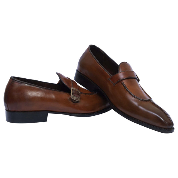 Handmade Men's Brown Leather Shoes