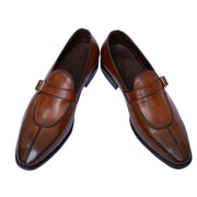 Handmade Men's Brown Leather Shoes