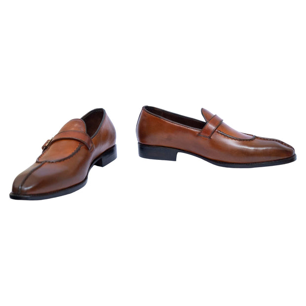 Handmade Men's Brown Leather Shoes