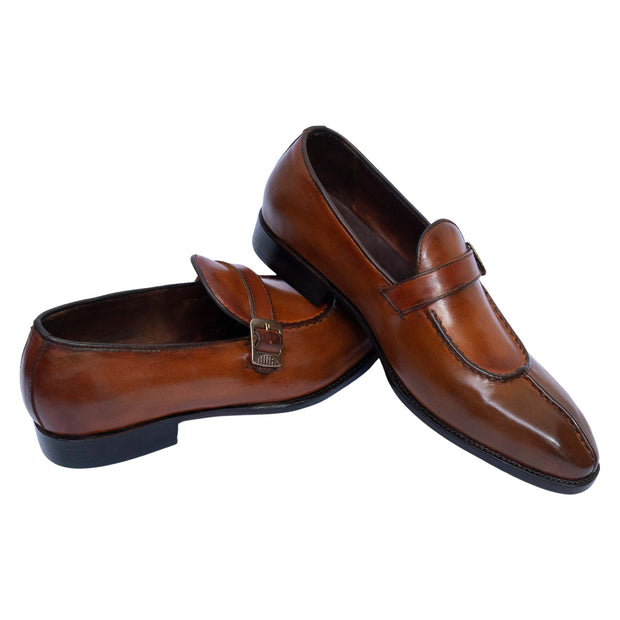 Handmade Men's Brown Leather Shoes