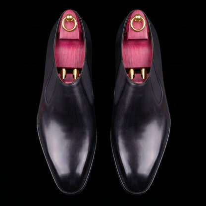 Piacenza Black Demi Chelsea Shoes