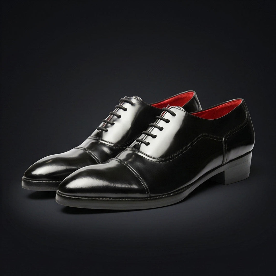 Verona Classic Captoe Oxford - Black