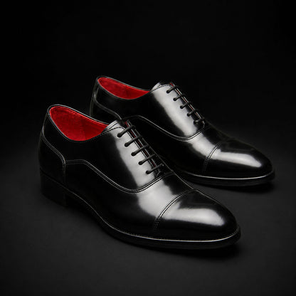Verona Classic Captoe Oxford - Black