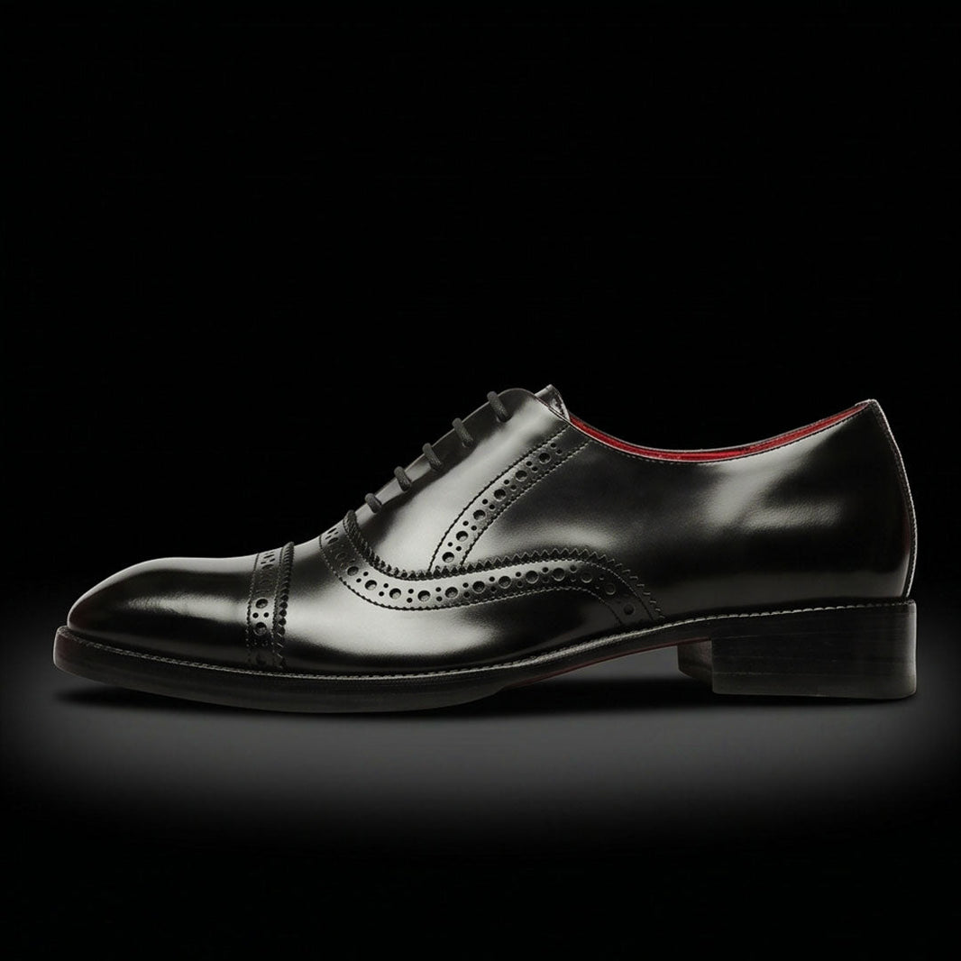 Menaggio Captoe Oxford - Black