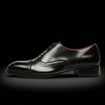 Menaggio Captoe Oxford - Black