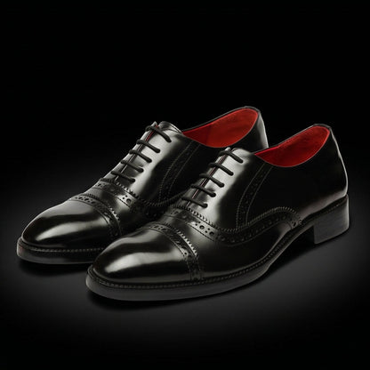 Menaggio Captoe Oxford - Black
