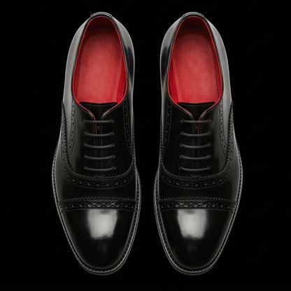 Menaggio Captoe Oxford - Black