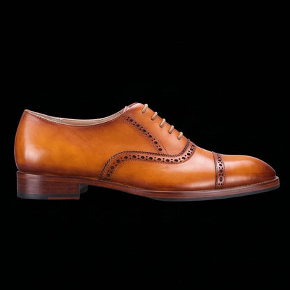 Bologna Classic Captoe Oxford - Tan