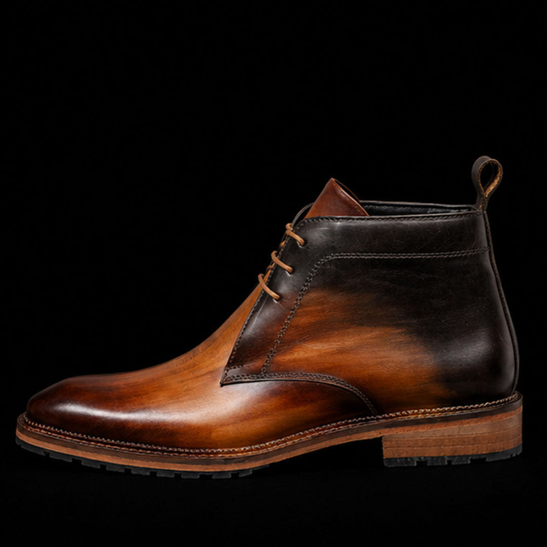 Erba Classic Chukka Boots- Tan