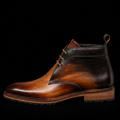 Erba Classic Chukka Boots- Tan