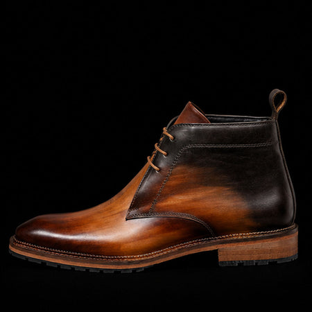 Erba Classic Chukka Boots- Tan