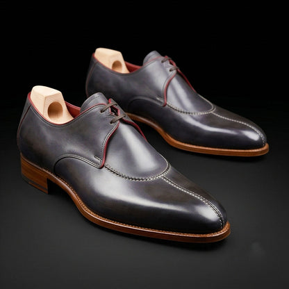 Ravenna Black Leather Luxury Shoes