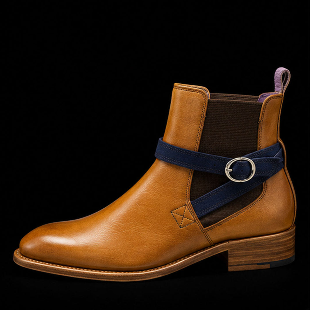Pinerolo Tan Brown Leather Jodhpur Boots