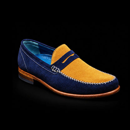 Vipiteno Multi Color Pure Suede Penny Loafers