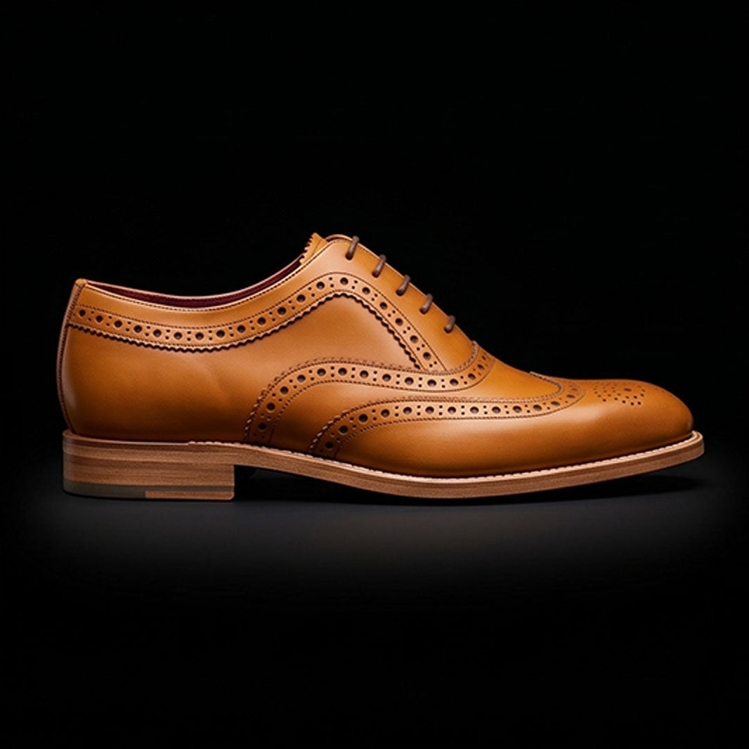 Torino Wingtip Brogue Oxford- Tan