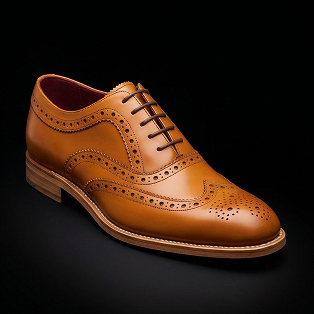 Torino Wingtip Brogue Oxford- Tan