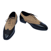 Men's Leather Wingtip Brogue Oxford Shoes