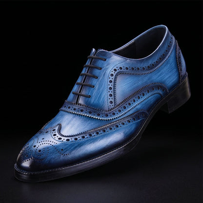 Cernobbio Wingtip Brogue Oxford- Navy