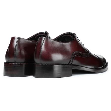 Genova Classic Captoe Oxford - Burgundy