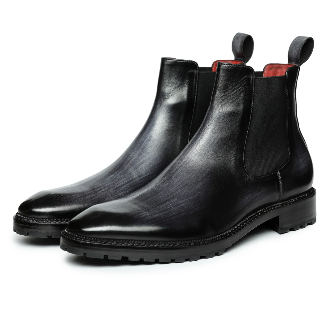 Meda Chelsea Boots- Grey