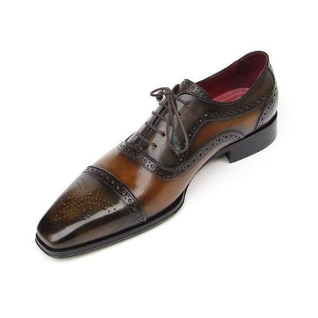 Monza Brown Leather Brogue Oxfords